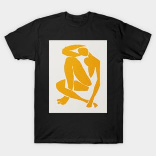 Blue nude, Yellow, Henri Matisse abstract art T-Shirt